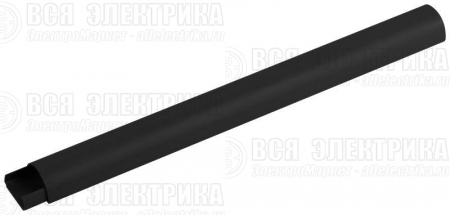 Кабель-канал 20х12 L2000 полукруглый графит KK-20-12-GR Эра Б0058624