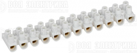 Колодка клеммная ЗВИ-10 н/г 2.5-6кв.мм 12 пар IEK UZV4-010-06