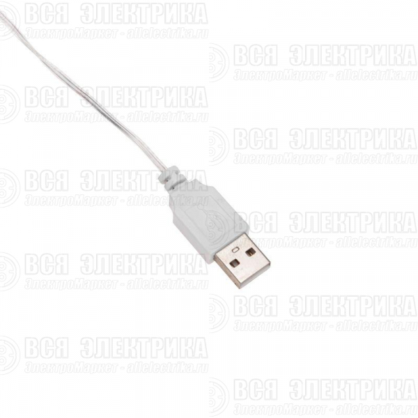 Гирлянда светодиодная "Карамельки" 1.5м 10LED прозрачный ПВХ питание USB тепл. бел. Neon-Night 304-001