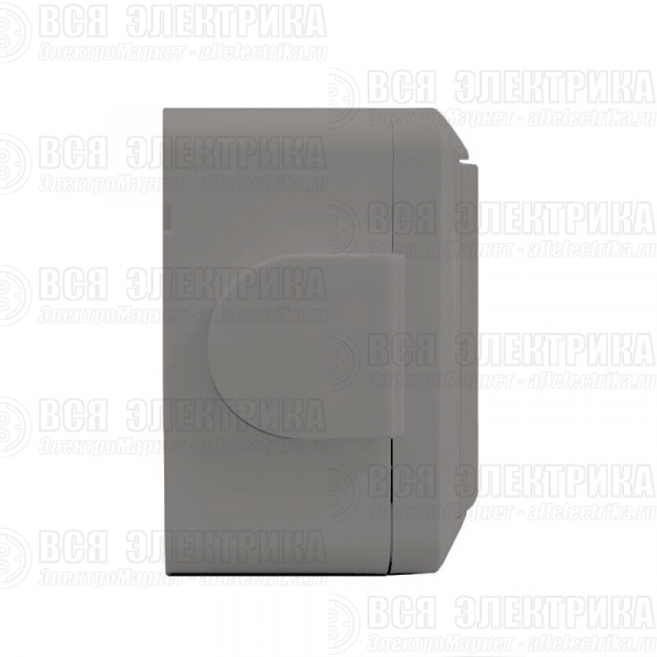 Переключатель проходной 1-кл. ОП Клио 10А IP44 сер. UNIVersal К2230-Gr