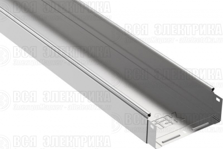 Лоток листовой неперфорированный 200х80 L3000 сталь 0.8мм IEK CLN10-080-200-3