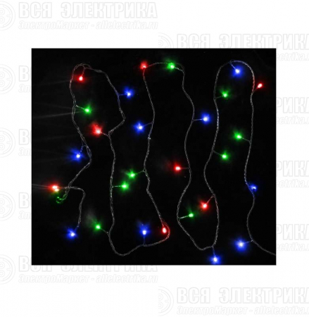 Гирлянда ILD300C-GM 300LED мульти 15м 8 реж. Shlights 4690601043757