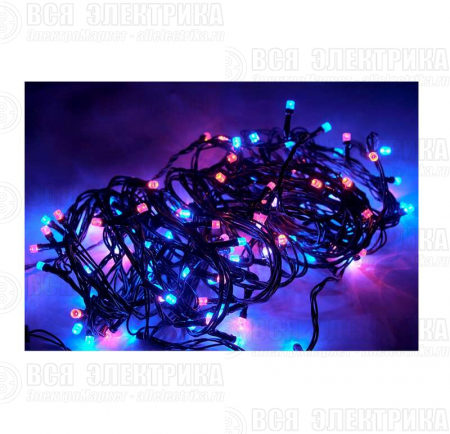 Гирлянда LD120-MG-E 120LED 12м мерц. Shlights 4690601040121