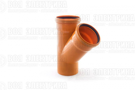 Тройник НК ПП 110/110х45 рыж. RTP 36512