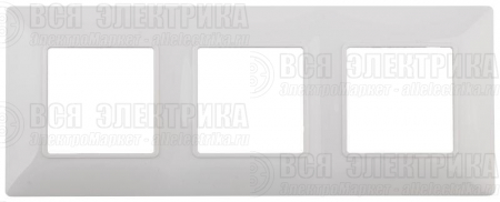 Рамка 3-м 14-5003-01 Elegance бел. ЭРА Б0034393