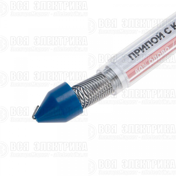 Припой с канифолью 20гр. d1.0мм (Sn60 Pb40 Flux 2.2%) REXANT 09-3103