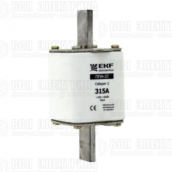 Вставка плавкая ППН-37 400/400А габарит 2 PROxima EKF fus-37/400