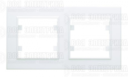 Рамка 2-м Karea горизонт. бел. Makel 56001702