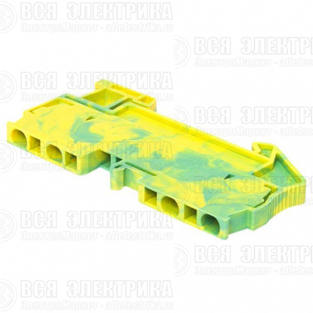 Колодка клеммная ST-2.5 земля пружинная EKF plc-jxb-st-2.5-pen