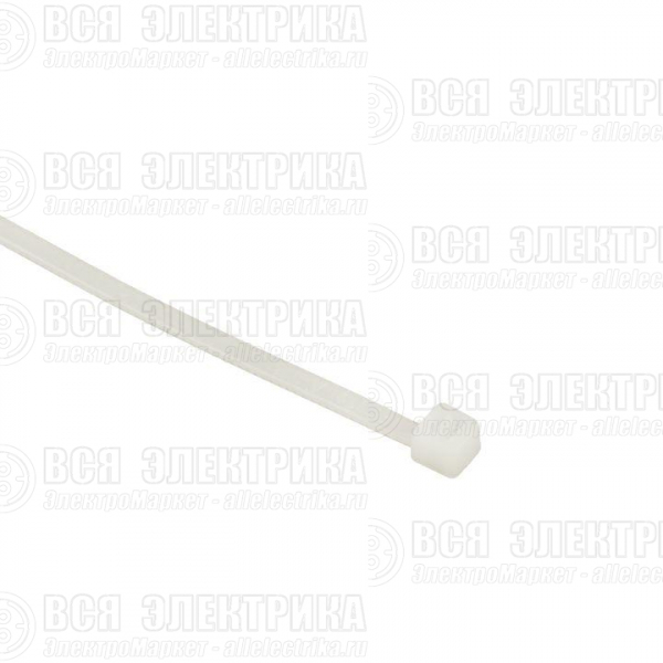 Хомут кабельный 2.5х80 нейл. бел. (уп.100шт) EKF plc-c-2.5x80