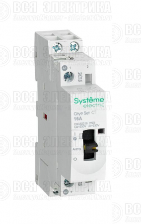 Контактор 2п City9 Set 2НО 16А AC 230В-230В SE C9C32216