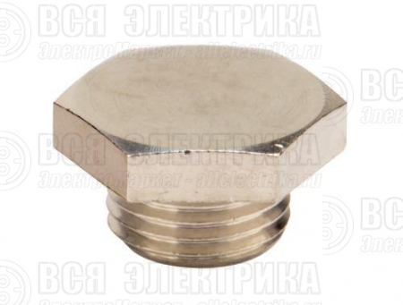 Заглушка M16х1.5 никелир. латунь DKC 6050-16A
