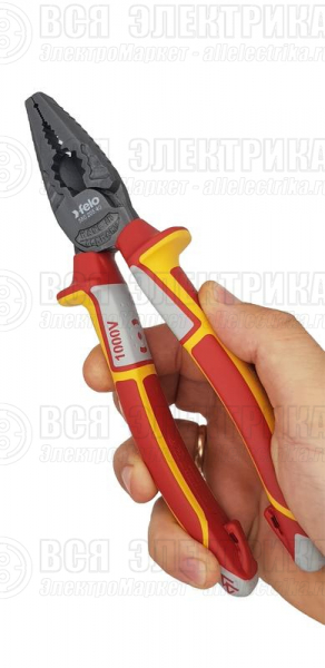 Плоскогубцы диэлектрические комбинированные 205мм Felo 58020540