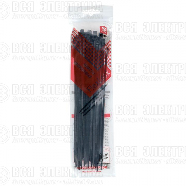 Хомут P6.6 3.6x200 FlexLock стандартный черн. (уп.50шт) PROxima EKF plc-fl-ctsb-3.6x200-r