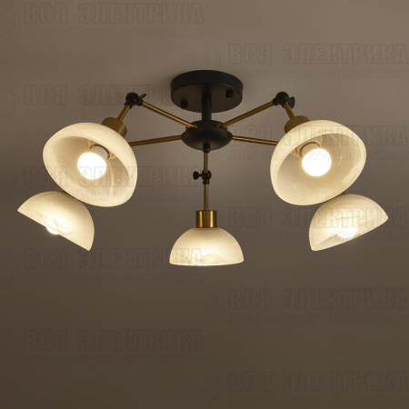 Светильник Bessie 5х60Вт E27 IP20 подвесной Freya FR5526PL-05BBZ
