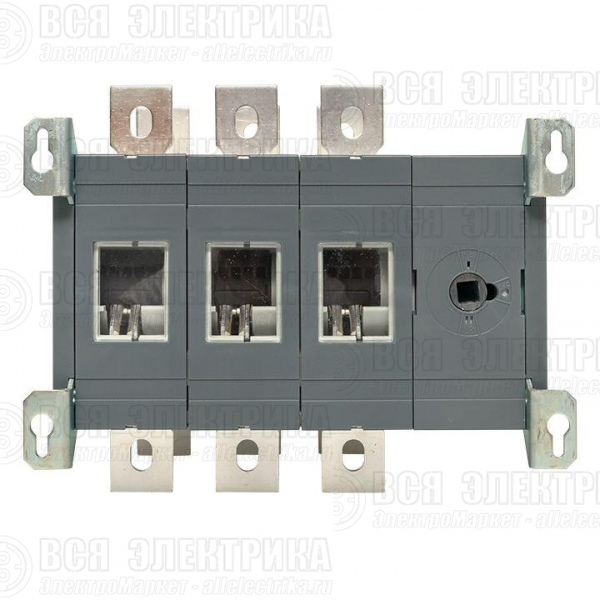 Рубильник 3п 630А реверсивный без рукоятки управления TwinBlock EKF tb-s-630-3p-rev