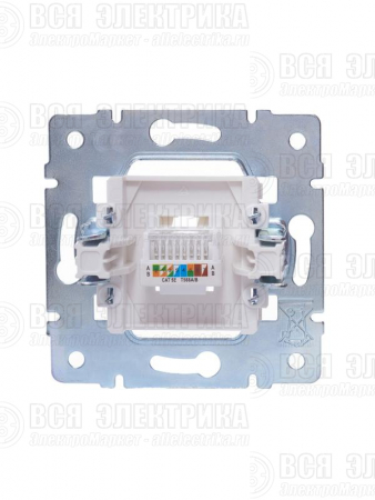 Розетка компьютерная 1-м СП Vesna механизм крем. LEZARD 742-0388-139