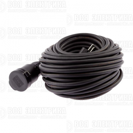 Удлинитель-шнур 1х20м с заземл. 16А IP44 UPx-1e-3х1.5-20m-IP44(KG) КГ 3х1.5 (бухта) Эра Б0050858