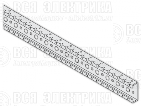 Профиль поперечный гальванический L=438мм (уп.2шт) ABB 1STQ007386A0000