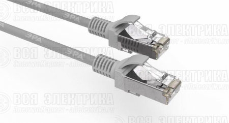 Патч-корд кат.5E F/UTP PC-2F-A 2м Simple сер. Эра Б0051382