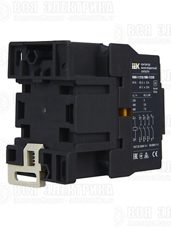 Контактор КМИ-11210 12А 230В/АС3 1НО KARAT IEK KKM11-012-230-10