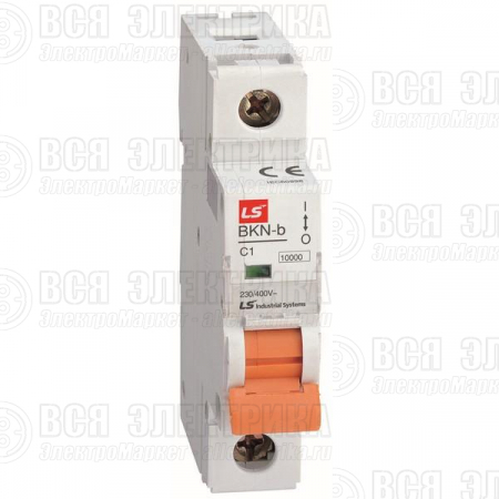 Выключатель автоматический модульный 1п B 2А 10кА BKN-b LS Electric 061106678B