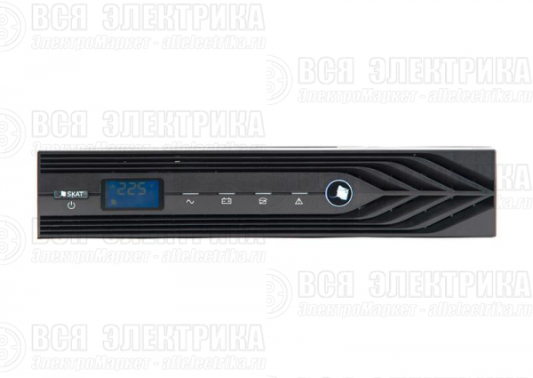 Источник бесперебойного питания SKAT-UPS 1000 RACK 220В 50/60Гц 900Вт 2 АКБ внешн. On-Line синусоида Бастион 492
