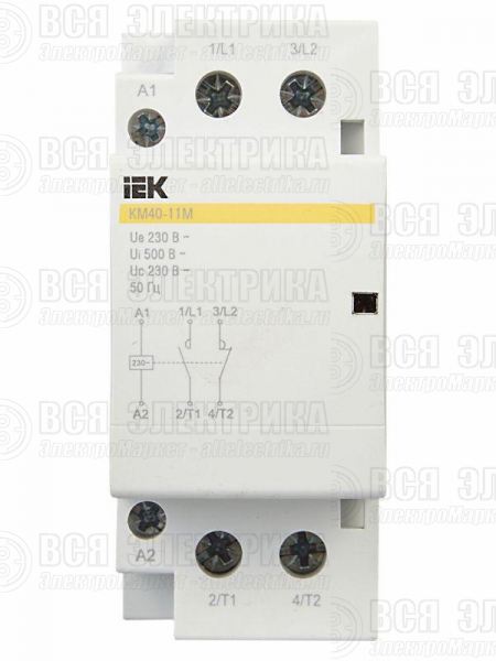 Контактор модульный КМ40-11М AC KARAT IEK MKK11-40-11
