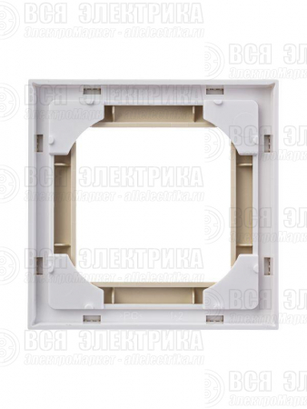 Рамка Levit 1п сл. кость/бел. ABB 2CHH015010A6017