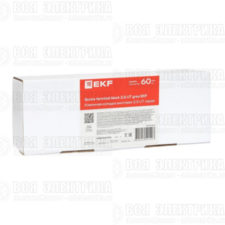 Колодка клеммная винтовая 2.5 UT сер. EKF scr-ut-2.5-g
