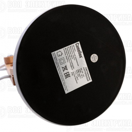Светильник настольный KD-355 C01 230В 40Вт E27 бел. Camelion 14157