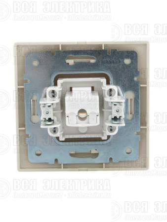 Розетка компьютерная 1-м СП Mira RJ45 крем./крем.. LEZARD 701-0303-139