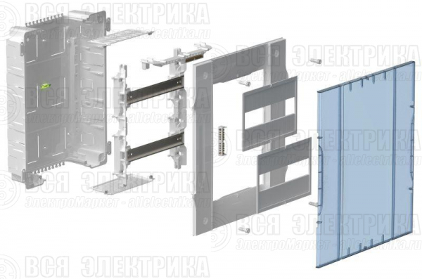 Корпус ЩРВ-П-24 Krepta 5 IP40 бел. дверь пластик. IEK KR5-KP13-V-24-41