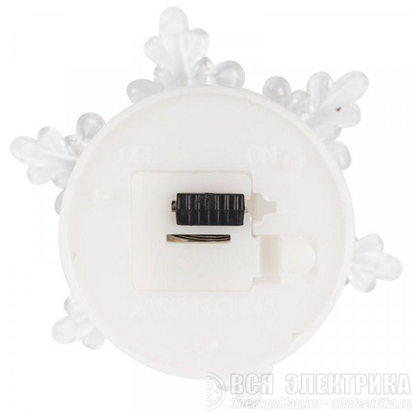Фигура светодиодная "Елочка на снежинке" RGB на присоске 9.5х9.5см Neon-Night 501-037