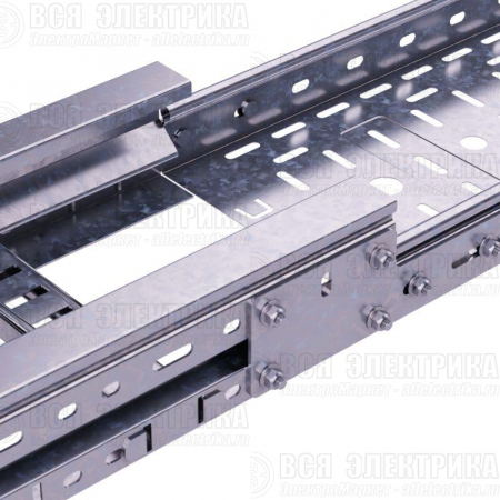 Лоток листовой перфорированный 100х50 L3000 сталь 0.6мм S3 DKC SPL3510