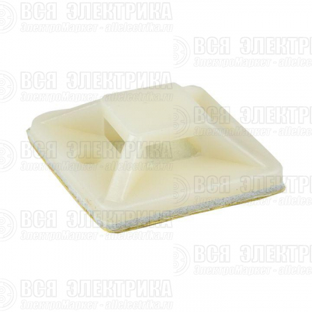 Площадка самоклеящаяся 30х30мм бел. (уп.100шт) EKF plc-30x30