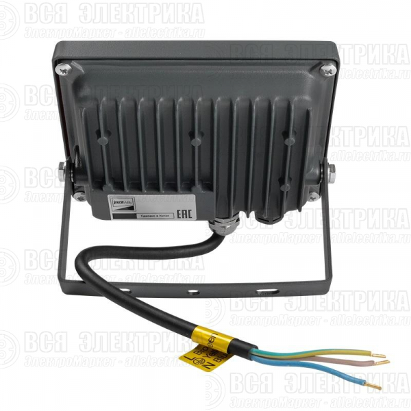 Прожектор светодиодный PFL-SC 30Вт 6500К IP65 190-260В ДО закален. матов. стекло JazzWay 5001404