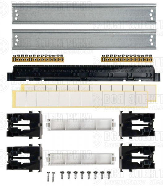 Корпус ЩРВ-П-24 TEKFOR IP41 бел. дверь пластик. IEK TF5-KP13-V-24-41-K01-K01