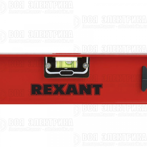 Уровень алюминиевый "Рельс" 600мм 3 глазка (1 поворотный) Rexant 12-9211