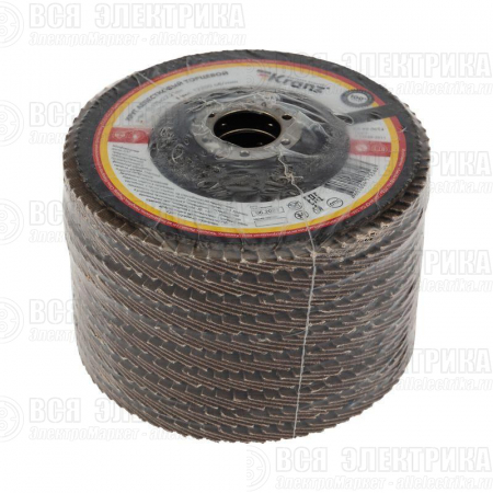 Круг лепестковый торцевой P 80 125х22.2мм Kranz KR-90-0014