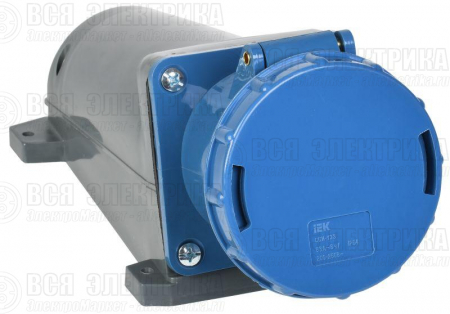 Розетка ОП 63А 220В 2P+PE ССИ-133 IP54 IEK PSR11-063-3