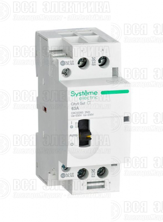 Контактор 2п City9 Set 2НО 63А AC 230В-230В SE C9C32263