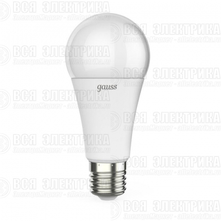 Лампа светодиодная Black 16Вт A60 грушевидная 3000К тепл. бел. E27 1440лм GAUSS 102502116
