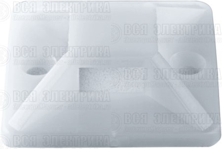 База монтажная самоклеящаяся NFP-25-100/WH 25х25 бел. (уп.100шт) Navigator 71062