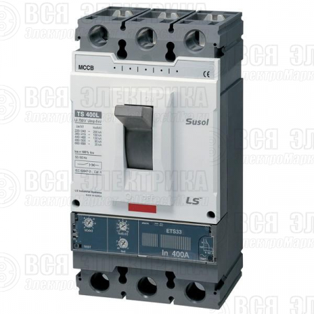 Выключатель автоматический 3п 3т 160А 65кА TS400N ETS33 LS Electric 108004500