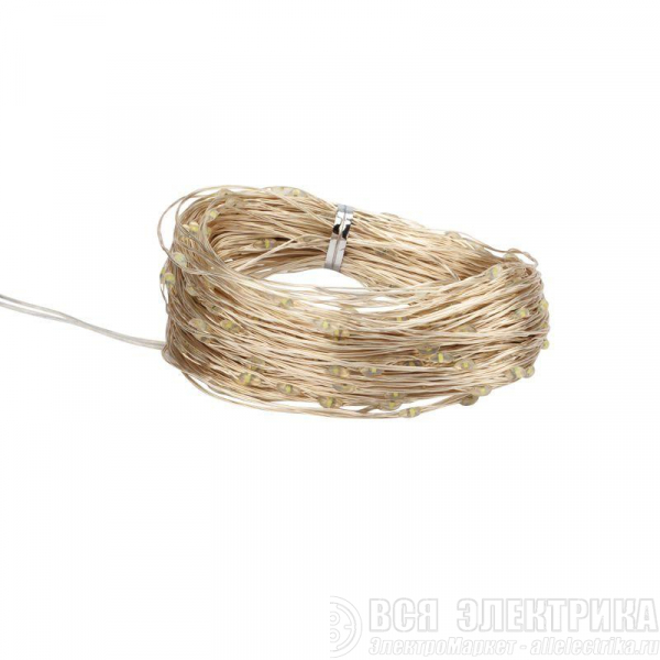 Гирлянда светодиодная "Роса" 30м 300LED бел. 3.6Вт IP44 с трансф. Neon-Night 303-215