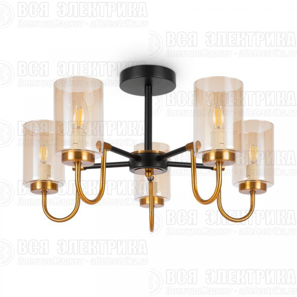 Светильник Jewel 40Вт E14х5 IP20 потолочн. Freya FR5321CL-05BZ