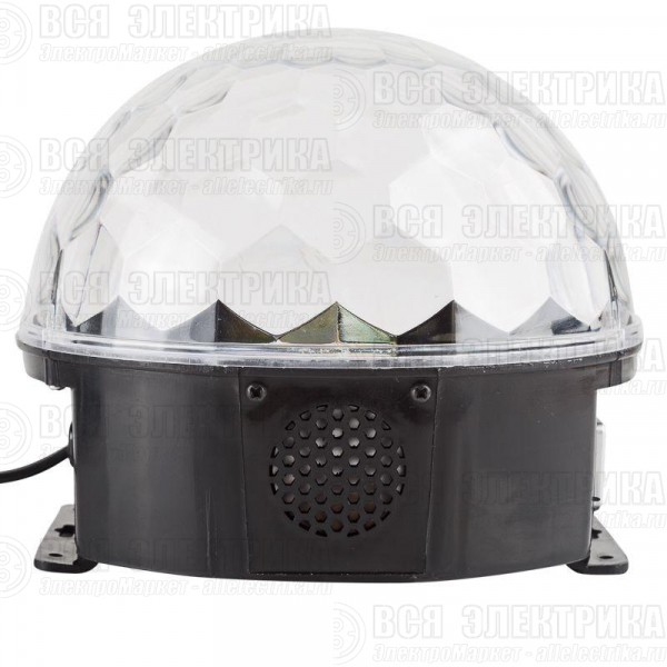 Лампа светодиодная "Диско-шар" 6Вт 6LED RGB 230В IP20 с пультом ДУ и Bluetooth Neon-Night 601-257