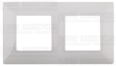 Рамка 2-м 14-5002-01 Elegance бел. ЭРА Б0034387