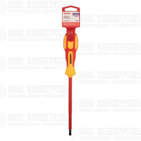 Отвертка "Электрика" SL6 150мм REXANT 12-4714